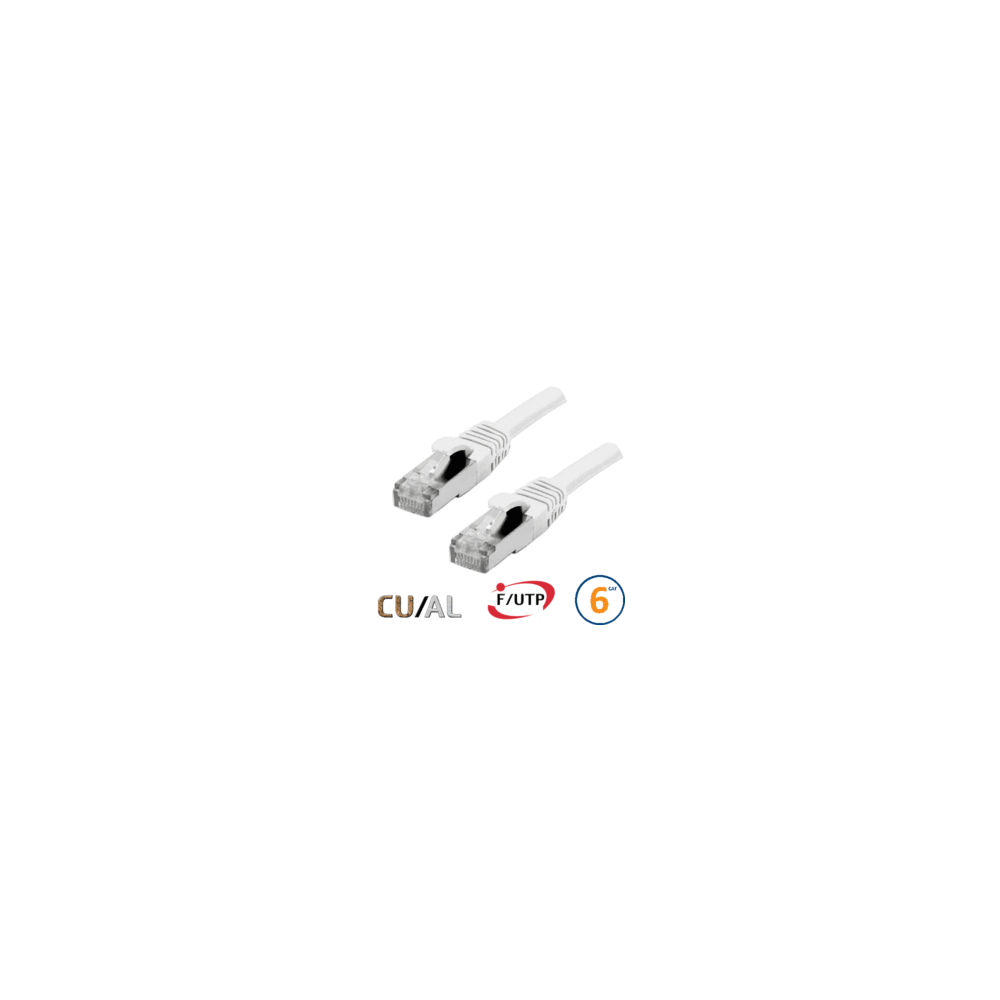 Cordon RJ45 Cat 6a F/FTP Primacy LSZH 5m bleu