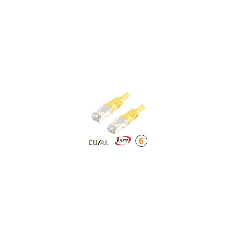 Cordon RJ45 Cat 6a F/FTP Primacy LSZH 15m beige