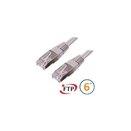 Cordon RJ45 Cat 6a F/FTP Primacy LSZH 10m bleu