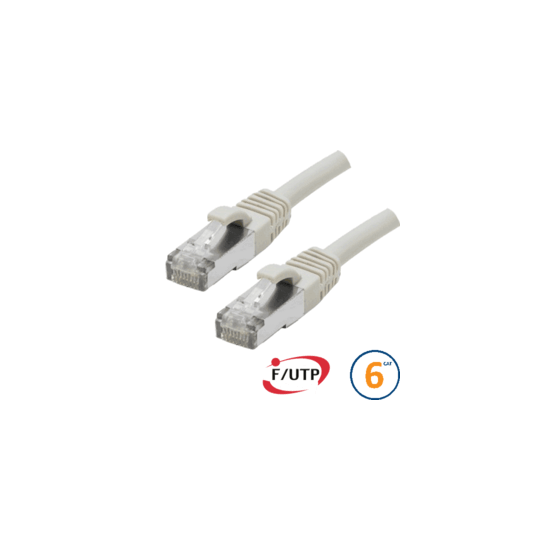 Cordon RJ45 Cat 6a F/FTP Primacy LSZH 10m bleu