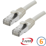 Cordon RJ45 Cat 6a F/FTP Primacy LSZH 15m beige