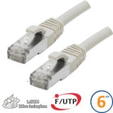 Cordon RJ45 Cat 6a F/FTP Primacy LSZH 0.3m bleu