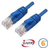 Cordon RJ45 Cat 6a F/FTP Primacy LSZH 1m bleu
