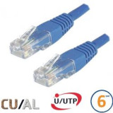 Cordon RJ45 Cat 6a F/FTP Primacy LSZH 0.3m bleu