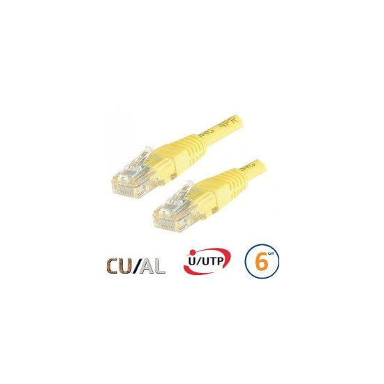 Cordon RJ45 Cat 6a F/FTP Primacy LSZH 0.3m bleu