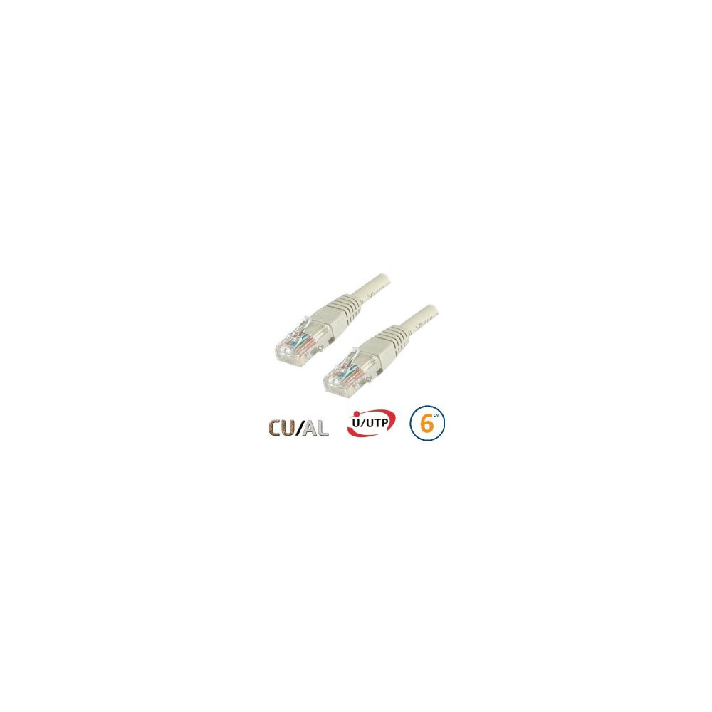 Cordon RJ45 Cat 6a F/FTP Primacy LSZH 0.3m bleu