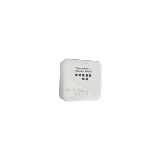Wall-mount temperature and humidity sensor