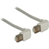 Cordon RJ45 Cat 5e S/FTP coudé / coudé 1m beige