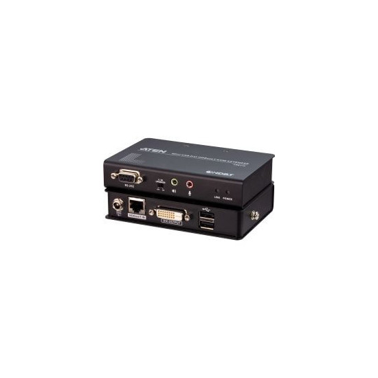 KVM extender USB DVI mini USB jusqu'à 100m HDBaseT