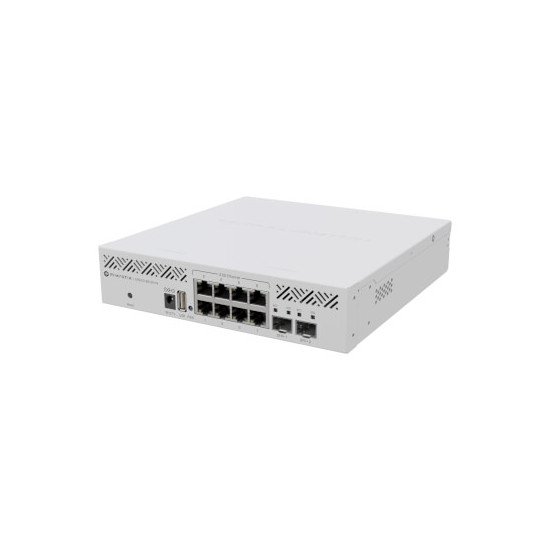 Cloud Router Switch - MIKROTIK - CRS310-8G+2S+IN - 8x 2.5 GbE Ports - 2x 10G SFP+ Ports - Dual-Core ARM CPU