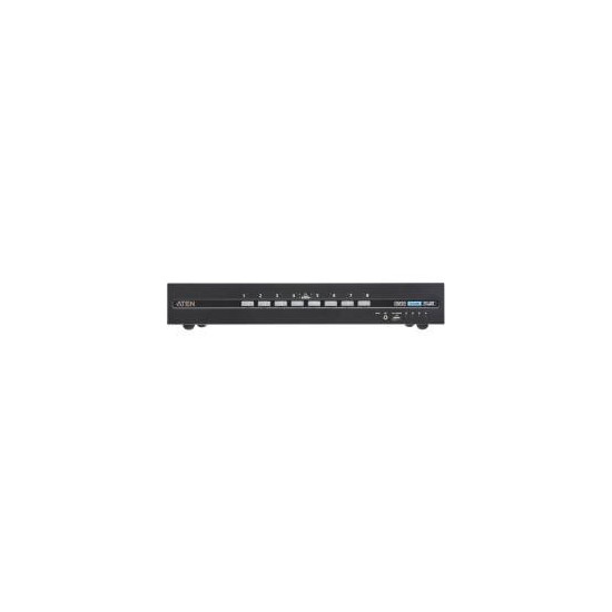 KVM switch 8 ports USB 4K Dual DVI Card Reader