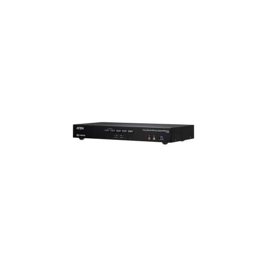 Switch KVM desktop 4 ports dual HDMI 4K