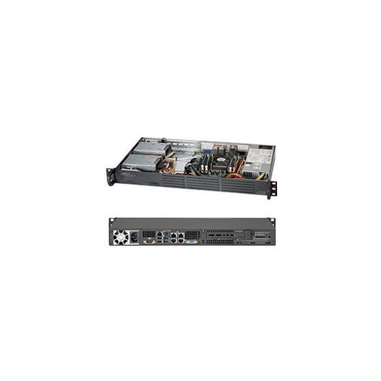 Chassis Supermicro 1U pour X9SPV-LN4F