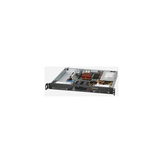 Chassis supermicro 1U CSE-512F-350 W