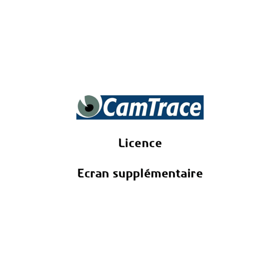 Licence Camtrace 5 écrans (pour un même serveur)