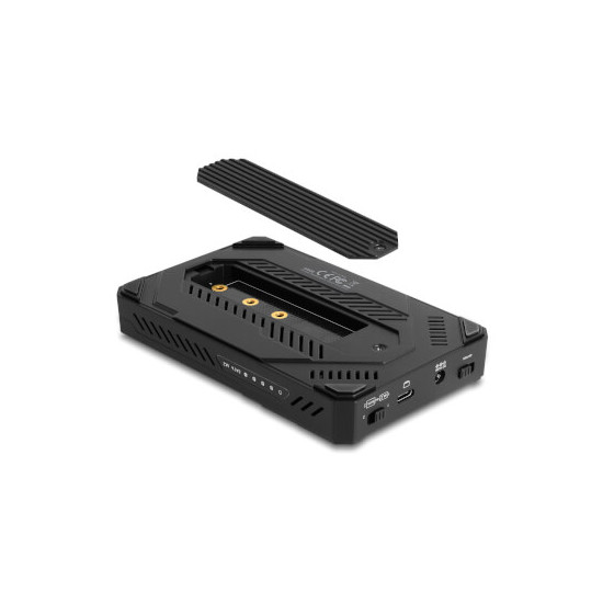 Boîter externe USB C M.2 SSD + 2"1/2 SSD/HD