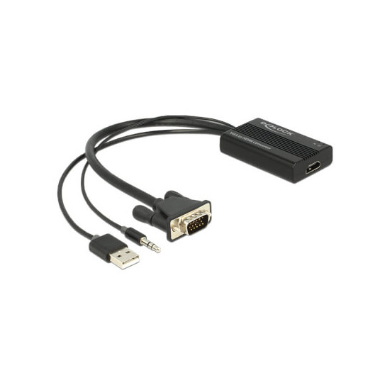 Adaptateur VGA M + audio vers HDMI (alim usb)