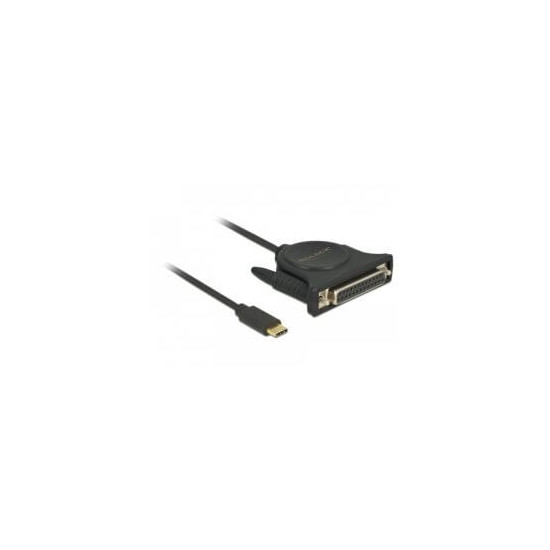Adaptateur USB Type C parallèle 1 port DB25F 1.8m
