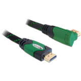 Cable HDMI Ethernet A male A male angled 4K 1 m