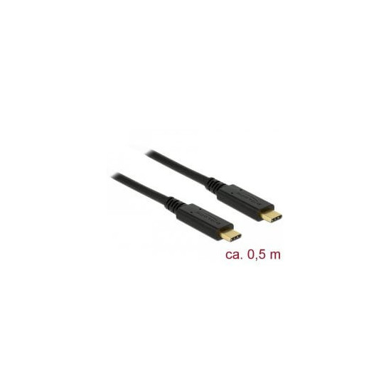 Câble USB 3.1 (10Gbps) Type C Mâle / Mâle 0,5m
