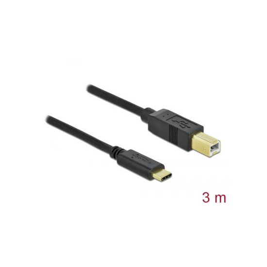 Câble USB Type C 2.0 Mâle / B Mâle 3m