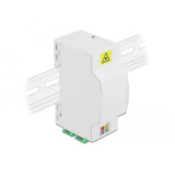 Adaptateur fibre rail Din 4xSC/APC Simplex Mono.