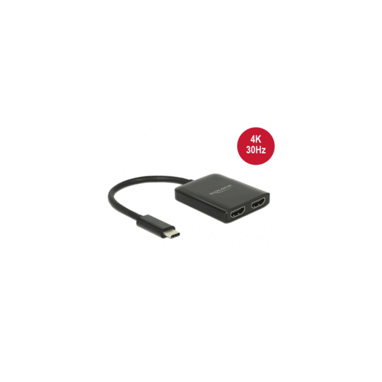 Adaptateur USB type C dual HDMI 4K @30Hz