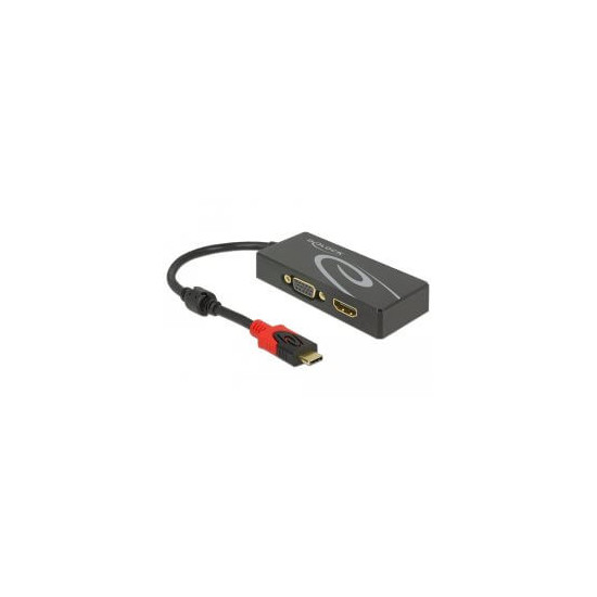 Adaptateur USB Type C HDMI + VGA DP Alt Mode