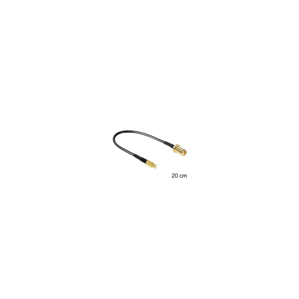 Câble antenne SMA F MCX M 20cm