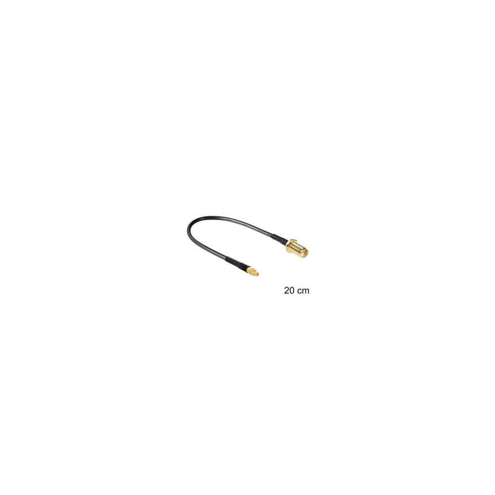 Câble antenne SMA F MMCX M 20cm