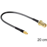 Câble antenne SMA F MMCX M 20cm