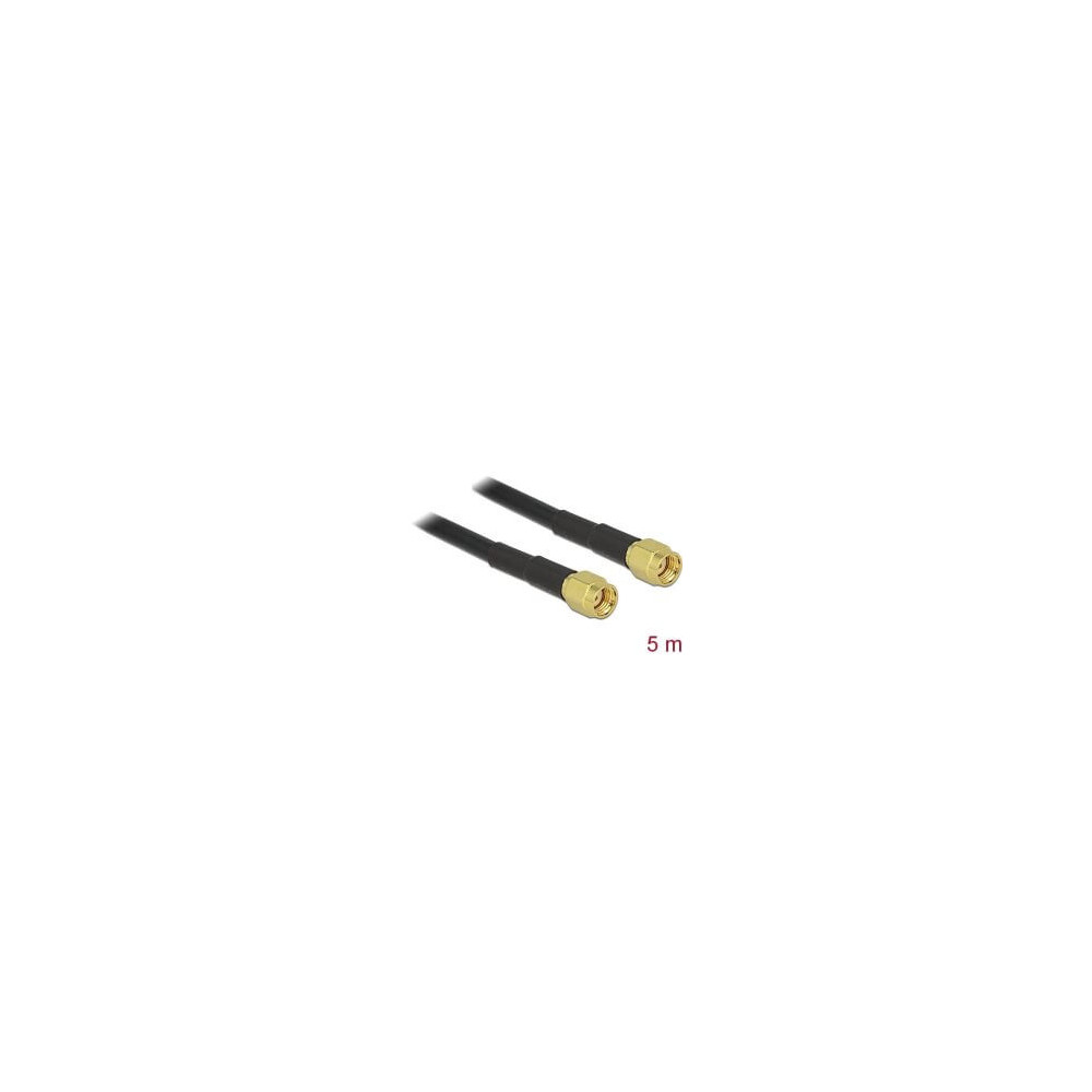 Câble antenne RP-SMA M RP-SMA M 5m LMR195 Lloss