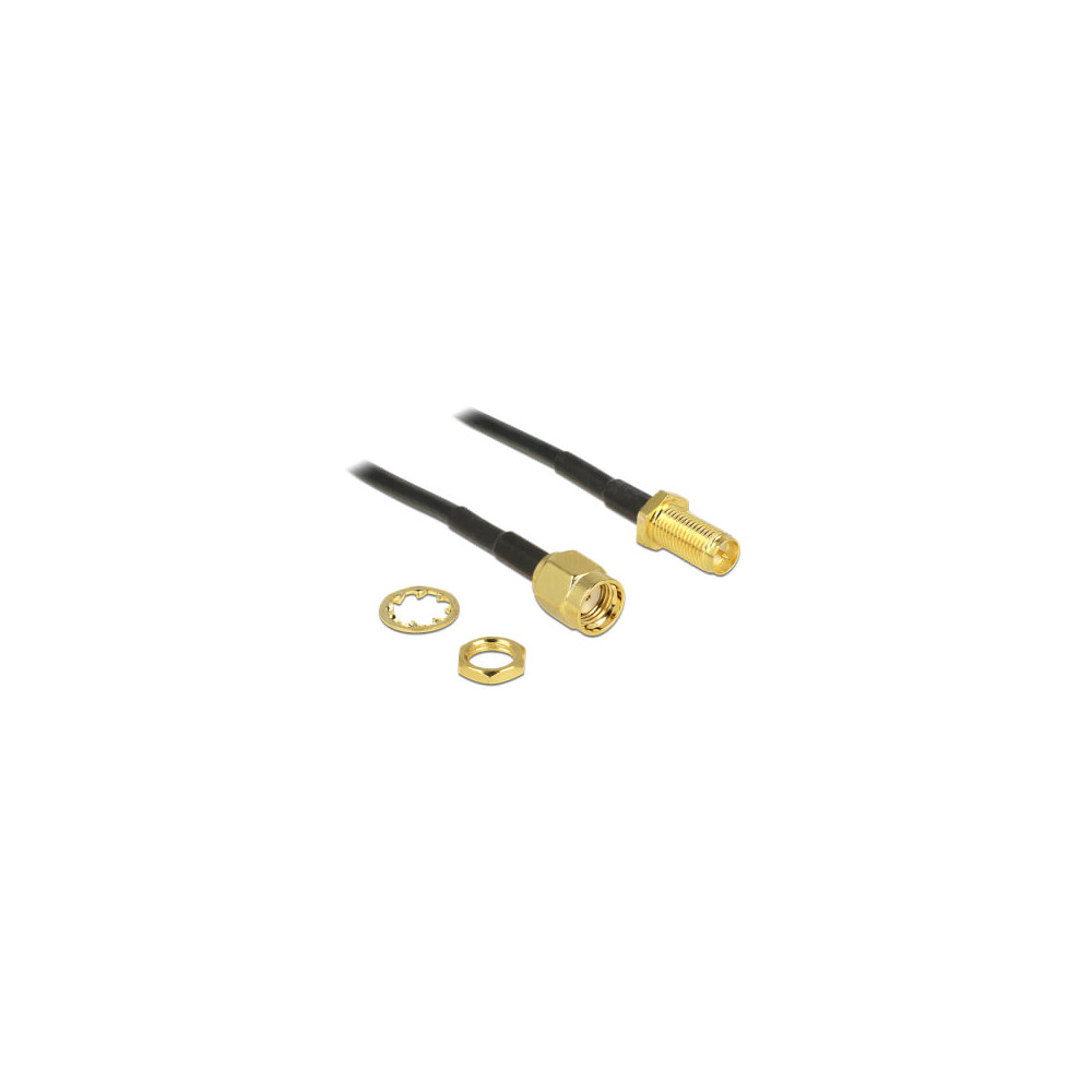 Câble antenne RP-SMA M RP-SMA F 0,2 m low loss