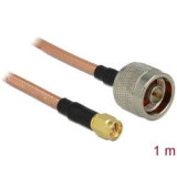 Câble antenne N M SMA M 1m RG-142 low loss
