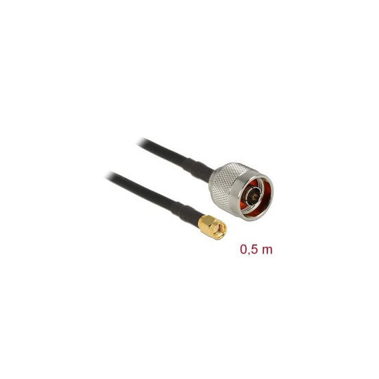 Câble antenne N M RP-SMA M 0,5m CFD200 low loss