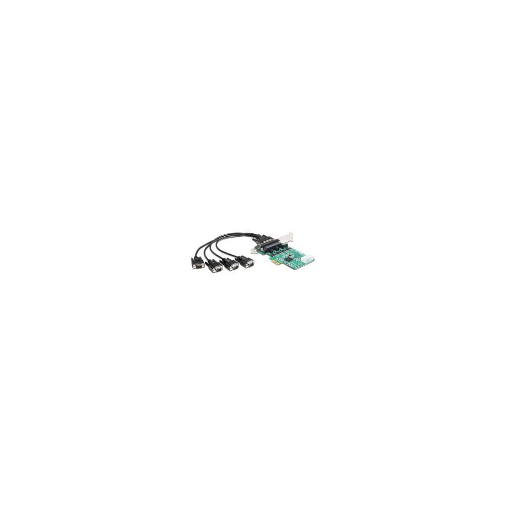 Carte PCI Express 4 RS232 High speed Alim POS