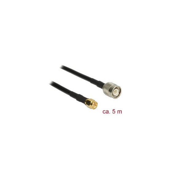 Câble antenne TNC M SMA M 5m CFD200 low loss