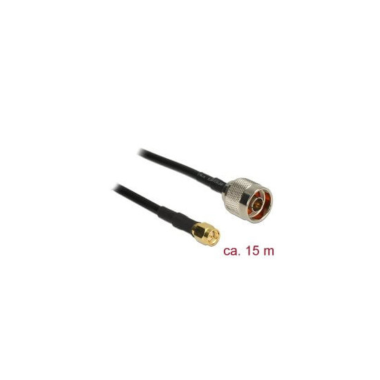 Câble antenne N M SMA M 15m CFD200 low los