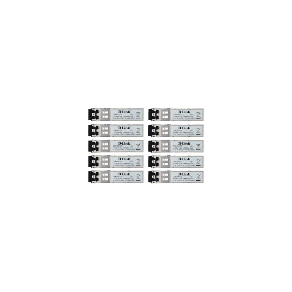 Mod. MiniGBIC SFP Giga Multi LC 550m (Pack de 10)