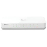 Switch 8 Ports 10/100 Mbps Boîtier en Plastique