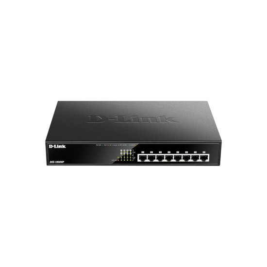 Switch Desktop avec 8 Ports Giga PoE af/at 125W