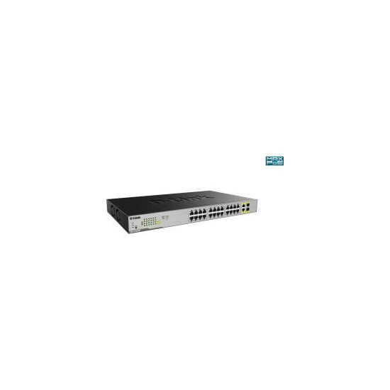 Switch 24 Ports Giga PoE at 370W + 2 Combo SFP