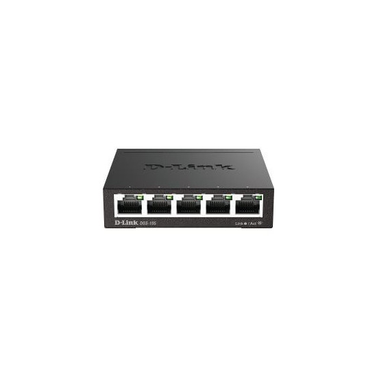 Switch Desktop 5 Ports Giga Boîtier+Connect. Métal
