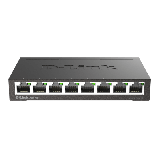 Switch Desktop 8 Ports Giga Boîtier+Connect. Métal