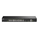 SmartPro L2+ xStack 24 Ports Giga + 4 Ports SFP+