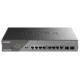 8 ports Giga PoEat dont 4 Longue Distance + 2 SFP