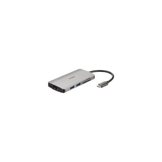 Hub USB-C 8-en-1 D-Link