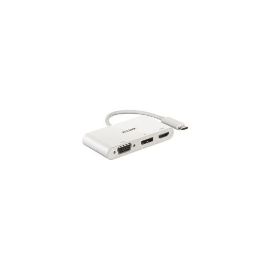 Adaptateur 3-en-1 USB-C vers HDMI/VGA/DisplayPort