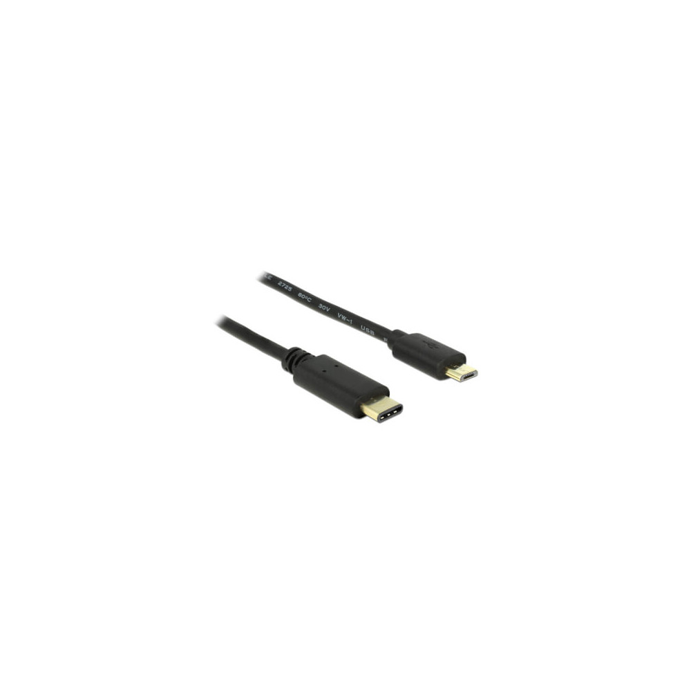 Câble USB 2.0 A Type C Mâle /Micro USB B Mâle 2m