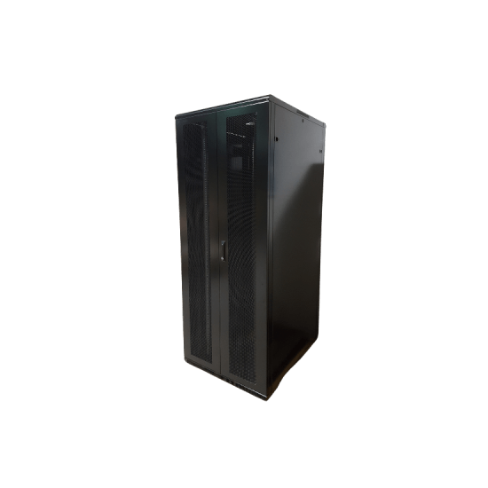 Baie noire 42U 800x1000 verre Securit 400kg